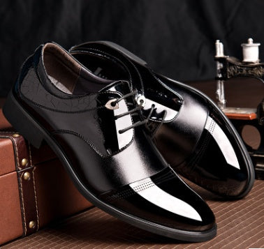 spring new business dress fashion lace men's shoes
