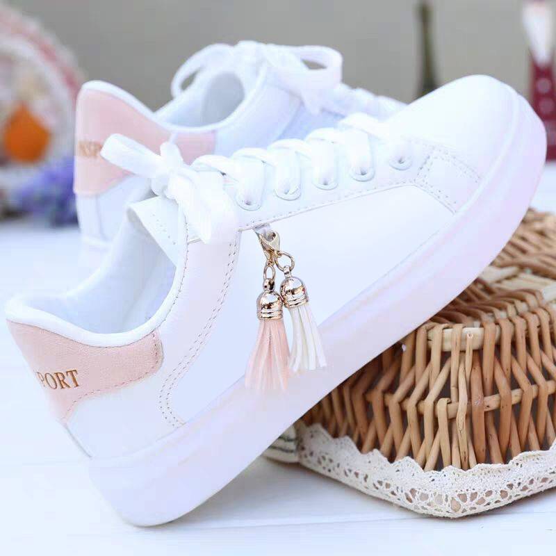 Mesh white ladies fashion breathable shoes