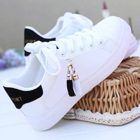 Mesh white ladies fashion breathable shoes