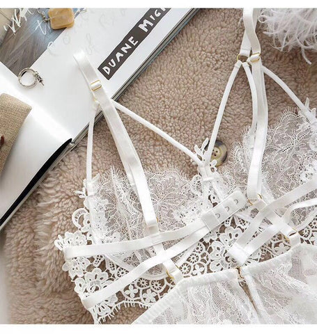 Translucent sexy nightdress