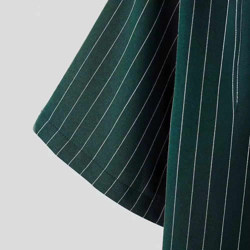 Manfinity Homme Men Striped Button Front Shirt