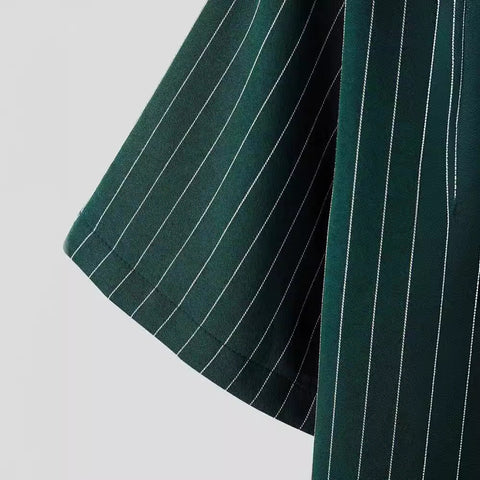 Manfinity Homme Men Striped Button Front Shirt